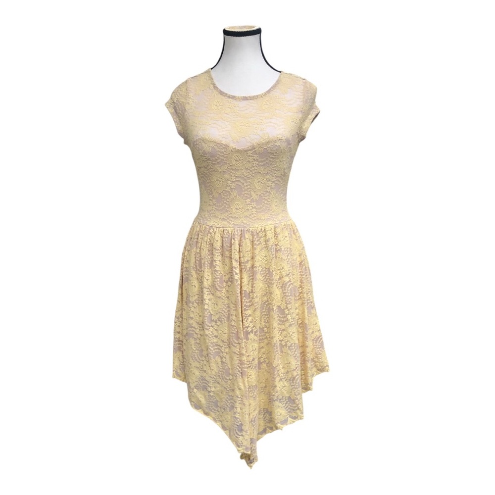 🌻FINN & CLOVER yellow lace dress🌻